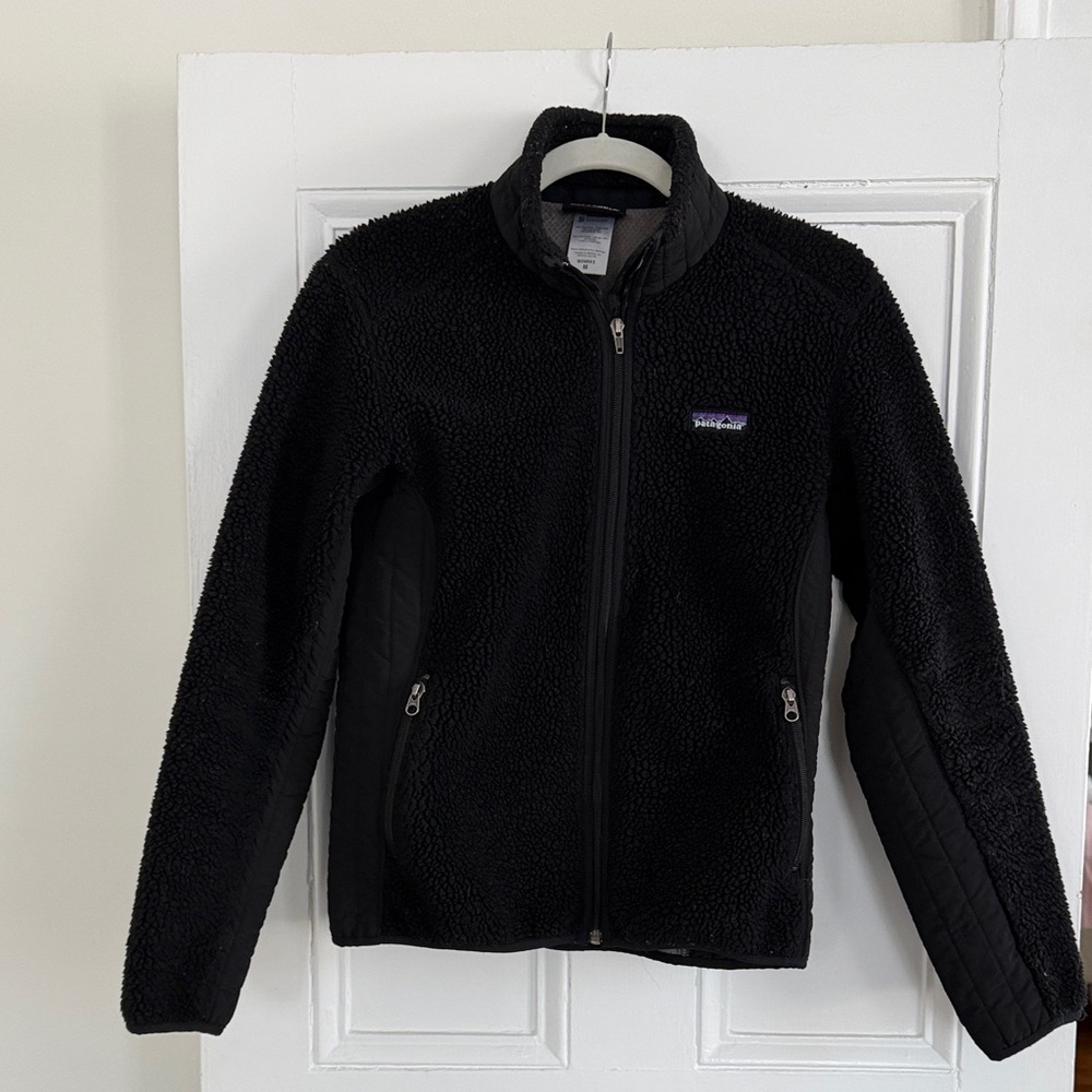 Patagonia Black Sherpa Fleece Jacket
